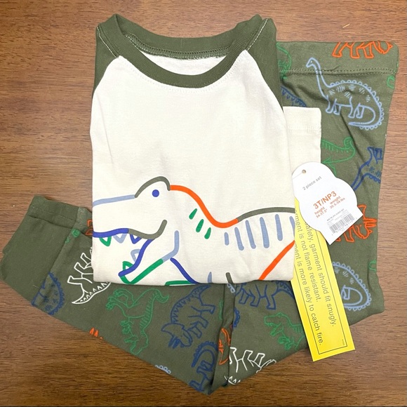 Toddler Boys Dino Pajamas - 3T - NWT